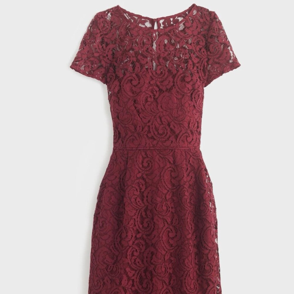 JCrew Elsa Dress in leavers lace